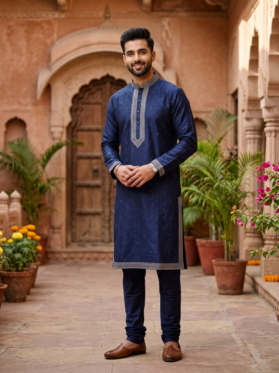 Kurta set with jacket